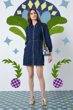 Garden Growers Denim Dress