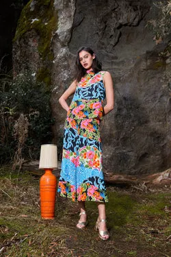 Plum Harvest Patchwork Skirt