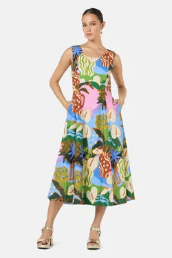 Natural Form Midi Dress