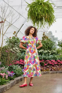 Orchid Midi Dress