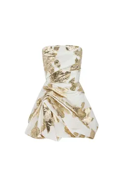 Paved With Gold Bubble Dress