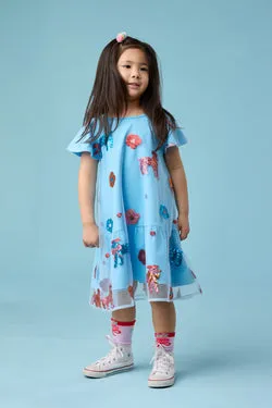 Dogs Kids Party Dress