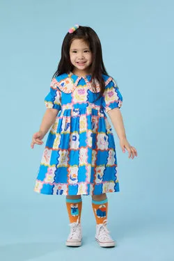 Floral Damier Kids Dress