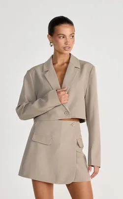 Waverly Mini Skirt (Dusty Sage)