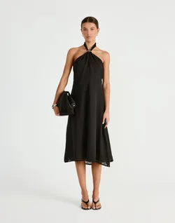 Merritt Midi Dress (Black)