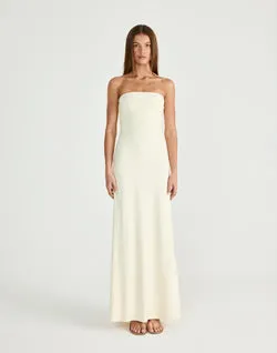 Sarie Maxi Dress (Butter)