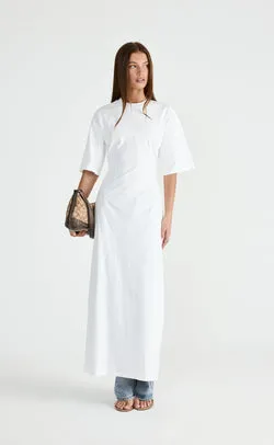 Echoes Maxi Dress (White)