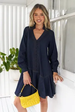 Genna Lightweight Denim Dress - SALE