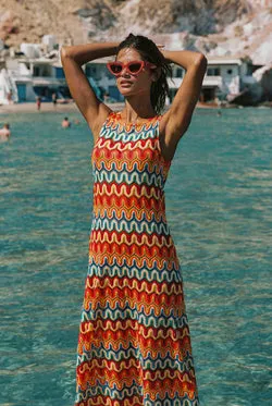 Goldy Dress In Mojito