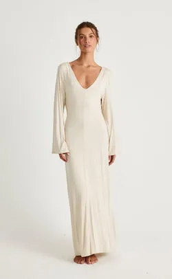 Harlow Maxi Dress (Iced Coffee)