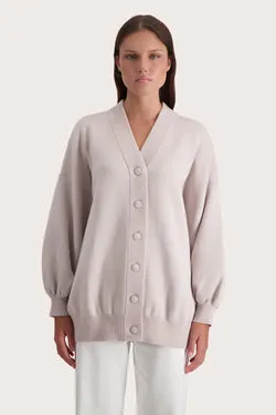 Olea Knit Cardi  - Chalk