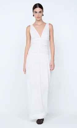 MARLOWE MAXI DRESS - WHITE
