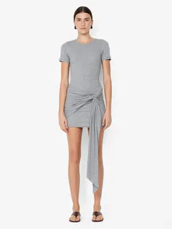 KLEO MINI DRESS - GREY MARLE