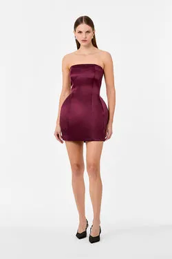 KALINE DRESS - BLACKBERRY