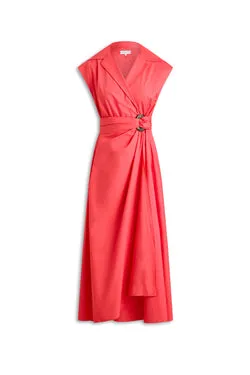 PARACHUTE COTTON WRAP DRESS