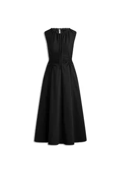 COTTON SATEEN CARGO DRESS