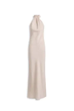 DRAPE NECK SOFT DRESS