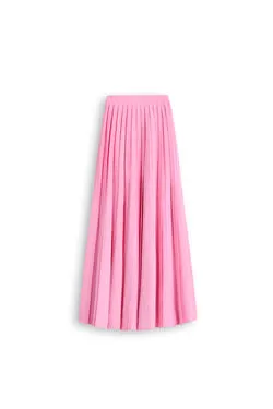 PLEAT RIB TAILORED SKIRT