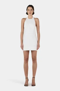 Ellison Linen Mini Dress Ivory