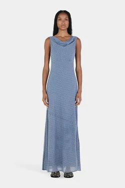 Moss Maxi Dress Steel Spot