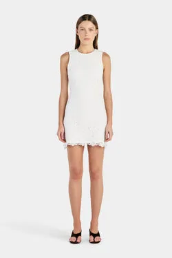 Rio Lace Mini Dress Ivory