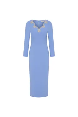 Harlynn Long Sleeve Midi Dress