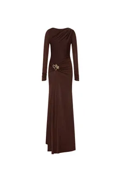 Hazine Long Sleeve Maxi Dress
