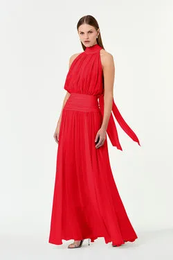 TESSA DRESS - TOMATO