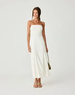 Hudson Midi Dress (Cream)