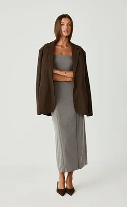 Hudson Midi Dress (Grey)
