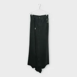 Black Goele Denim Maxi Skirt