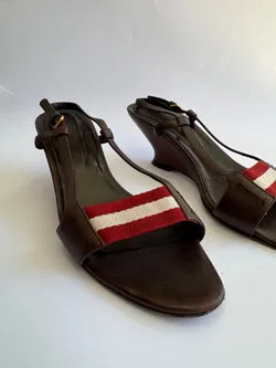 Bally Leather Brown Sandals
