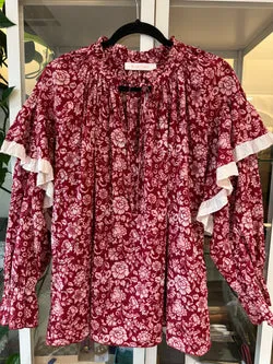 SEE BY CHLOE Print Top Size 40