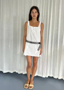 The Bow Dress - White