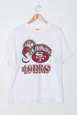 Vintage NFL San Francisco 49ers Graphic White Tee (L)