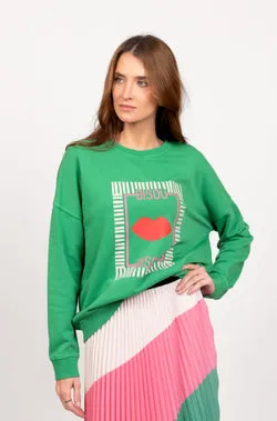 Chelsea Vintage Sweat - Emerald Bisou Bisou