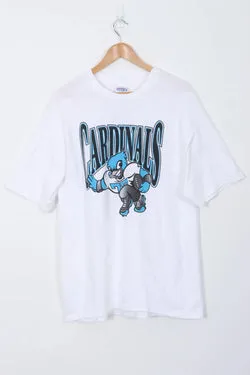 Vintage 1999 Ventura County Cardinals CFA Football White T-Shirt (XL)