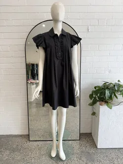 Lee Matthews Black Charlotte Mini Dress - Size 1 (8)