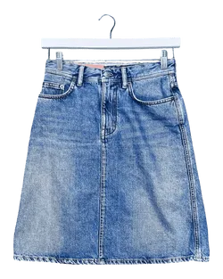 Size 24 (XS) | Acne Studios Vintage Denim Midi Skirt