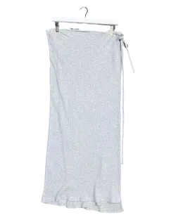 Size L | Baserange Organic Cotton Knit Wrap Skirt