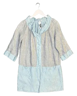 Size 1 (S) | Lee Matthews Linen Longline Button-Up Top