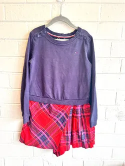 Tommy Hilfiger Check Sweater dress - Size 7