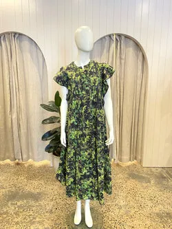 Cynthia Rowley Nairobi Tropical Kaftan Dress - Size Small (8-10)