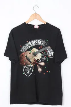 Vintage Las Vegas RAIDERS Pro Sport Guitar Music Graphic Tee (M)