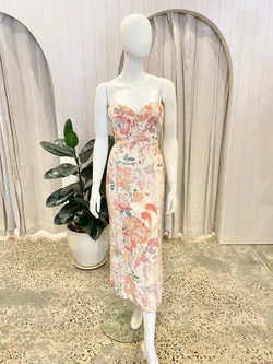 Significant Other Picnic Peonies Salvador Midi Dress - Size 12