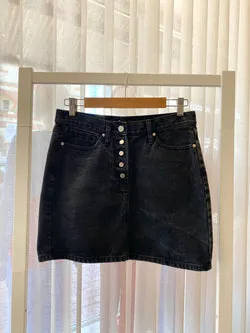 Camilla and Marc Black Devyn Mini Skirt - Size 10
