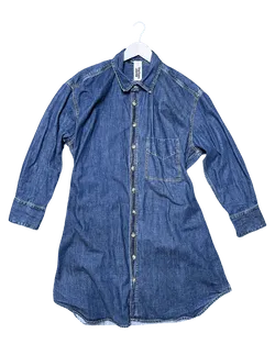 Size M/L | Bassike Denim Midi Dress