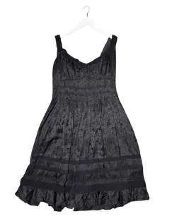 Size 16 | Trelise Cooper Black Paisley Silk Midi Dress