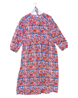 Size M/L | Little Tienda Bird Print Cotton Maxi Dress
