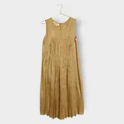 Silk Pleated Maxi Dress